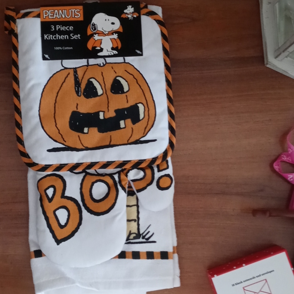 Snoopy Halloween kitchen set